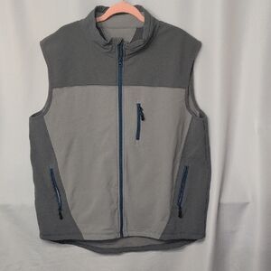 Ascend Gray Vest with Blue Accents